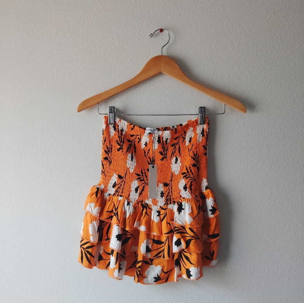 Olivia Ceous Ruffle Tube Top - Picture 1 of 4
